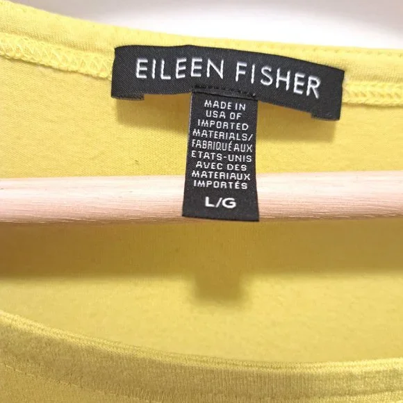 Eileen Fisher Yarrow Viscose Jersey Asymmetric Tunic Size Large - Picture 7 of 8